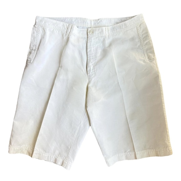 Ermenegildo Zegna Linen Blended Cotton Dressy Shorts - Picture 1 of 10